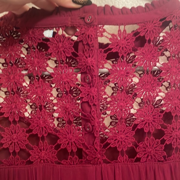 Maroon Trapeze dress from She + Sky - Picture 4 of 4